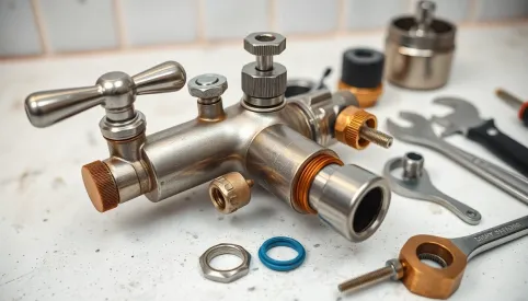 Jak naprawić baterię prysznicową