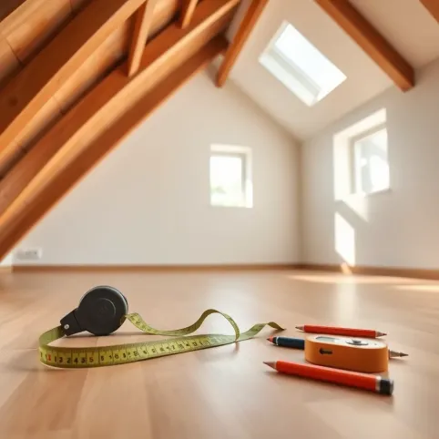 Jak obliczyć powierzchnię pokoju ze skosem