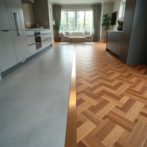 Jak oddzielić kuchnię od salonu podłoga