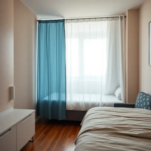 Jak oddzielić łóżko od reszty pokoju