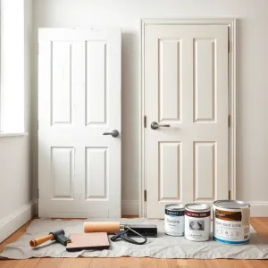 Jak odnowić stare drzwi łazienkowe