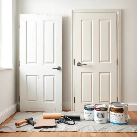 Jak odnowić stare drzwi łazienkowe