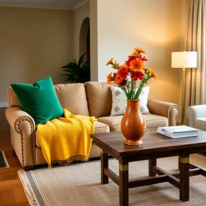 Jak ożywić beżowy salon