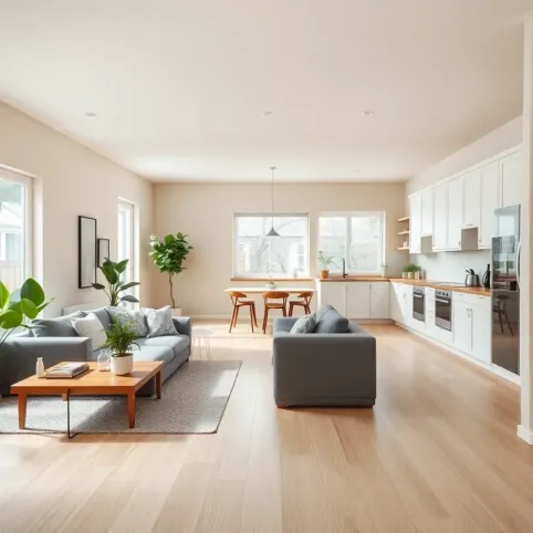 Jak połączyć kolorystycznie salon z kuchnią