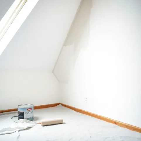 Jak pomalować pokoje na poddaszu