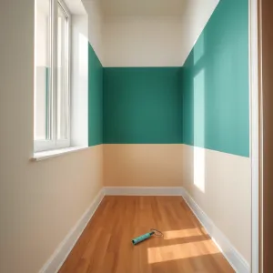 Jak pomalować przedpokój na dwa kolory