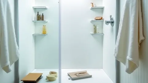 Jak przykleić folie na kabinę prysznicową