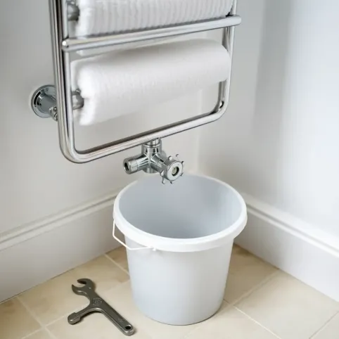 Jak spuścić wodę z grzejnika łazienkowego