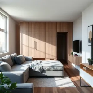 Jak ukryć łóżko w pokoju dziennym