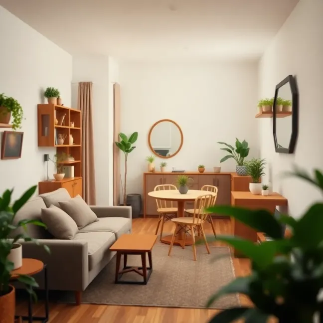 Jak urządzić mały salon z jadalnią