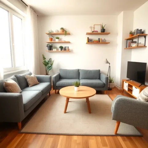 Jak urządzić mały salon ze stołem