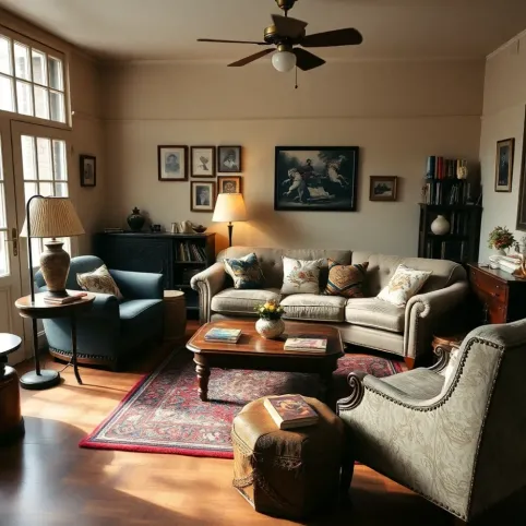 Jak urządzić salon ze starymi meblami