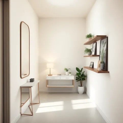 Jak urządzić wąski przedpokój