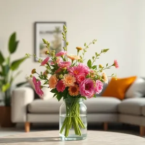 Jak ustawić kwiaty w salonie