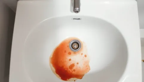 Jak usunąć rdzę z umywalki