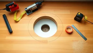 Jak wyciąć otwór w blat pod umywalkę