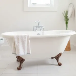 Jak wyczyścić wannę żeliwną