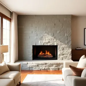 jak wykończyć kominek w salonie