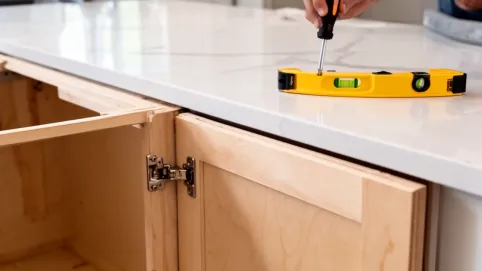 jak zamontować drzwiczki do szafki