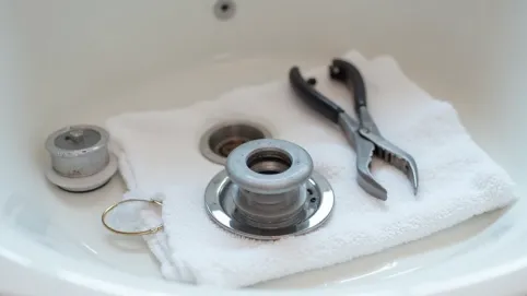 jak zamontować korek klik klak w umywalce