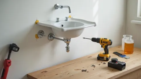Jak zamontować umywalkę do ściany