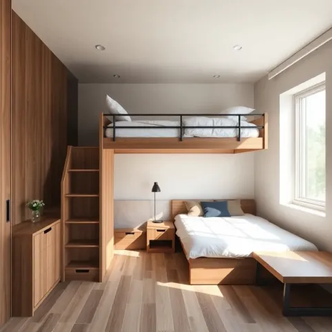 Jak zmieścić dwa łóżka w małym pokoju