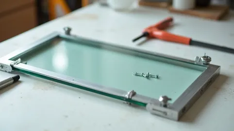 Jak zrobić szklane drzwiczki do szafki
