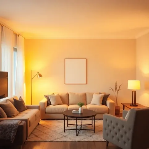 Jaka barwa światła do salonu