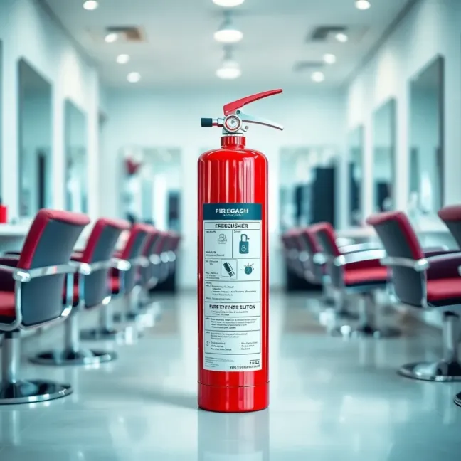 Jaka gaśnica do salonu fryzjerskiego