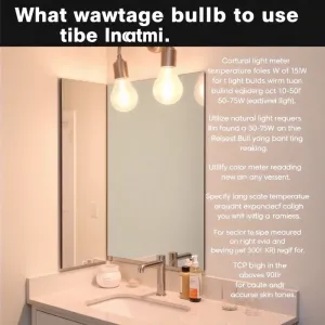 Jaka moc żarówki do łazienki