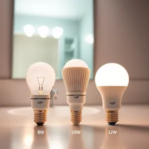 Jaka moc żarówki LED do łazienki