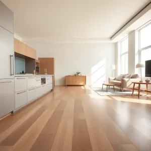 Jaka podłoga do kuchni z salonem