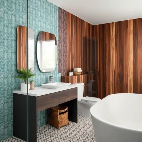 Jaka tapeta do łazienki