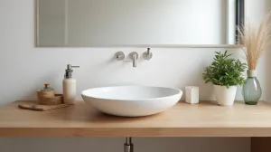 jaka wysokość szafki pod umywalkę nablatową