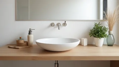 jaka wysokość szafki pod umywalkę nablatową