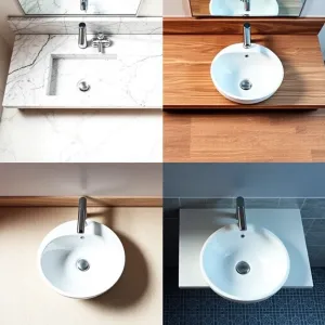 Jaki blat do łazienki pod umywalkę