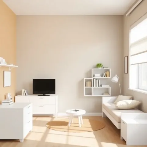 Jaki kolor ścian do białych mebli w pokoju młodzieżowym