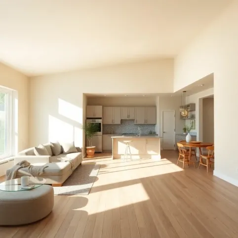 Jaki kolor ścian do salonu z kuchnią