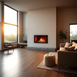 Jaki kominek do salonu 50m2