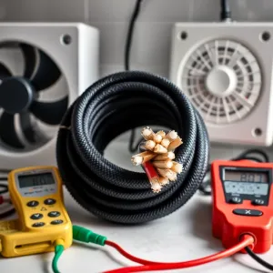 Jaki przewód do wentylatora łazienkowego