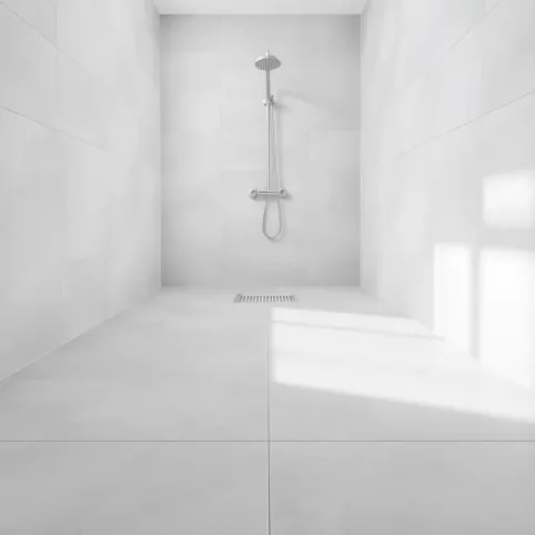 Jaki spadek płytek pod prysznicem