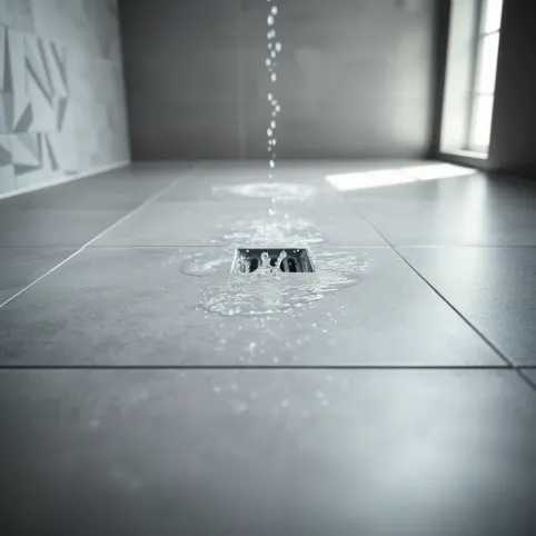 Jaki spadek w prysznicu bezbrodzikowym