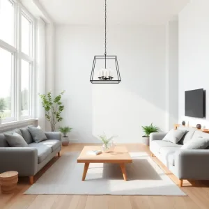 Jaki żyrandol do salonu w stylu skandynawskim