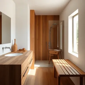 Jakie drewno do łazienki