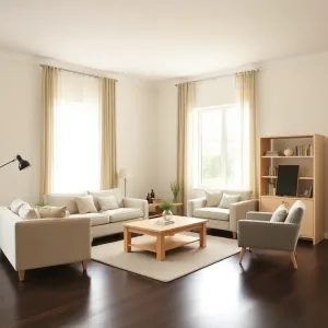 Jakie meble do ciemnej podłogi w salonie