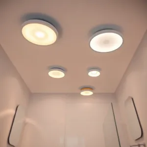 Jakie oświetlenie do łazienki na sufit