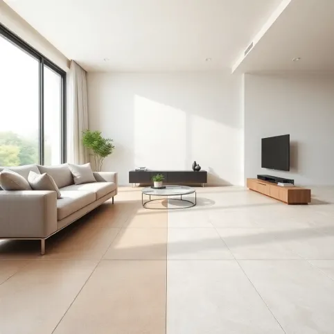 Jakie płytki na podłogę do salonu