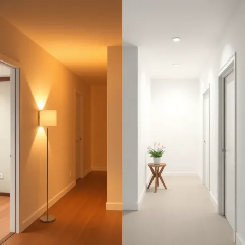Jakie światło do przedpokoju ciepłe czy zimne