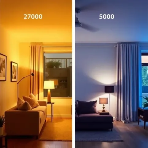 Jakie światło do salonu ciepłe czy zimne