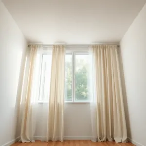 Jakie zasłony do niskiego pokoju